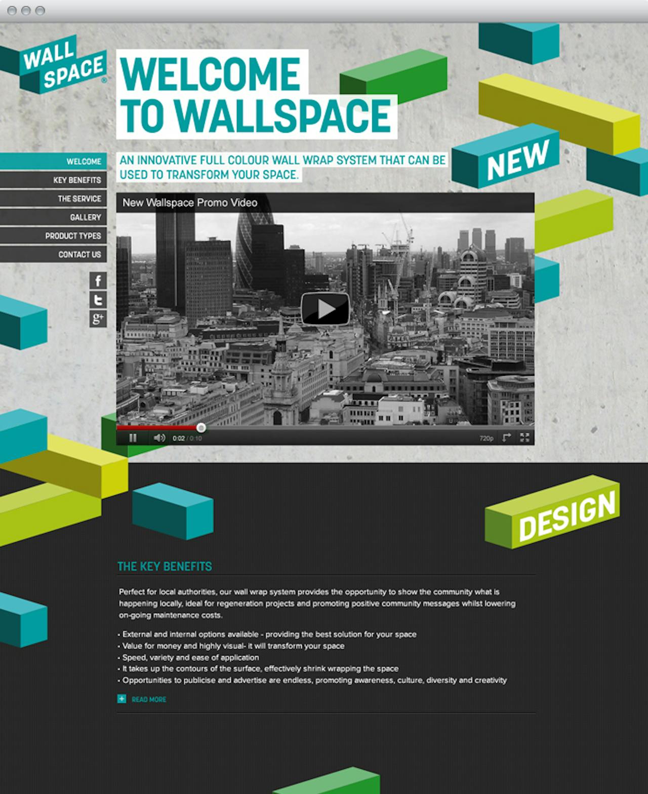Wallspace Website Screenshot
