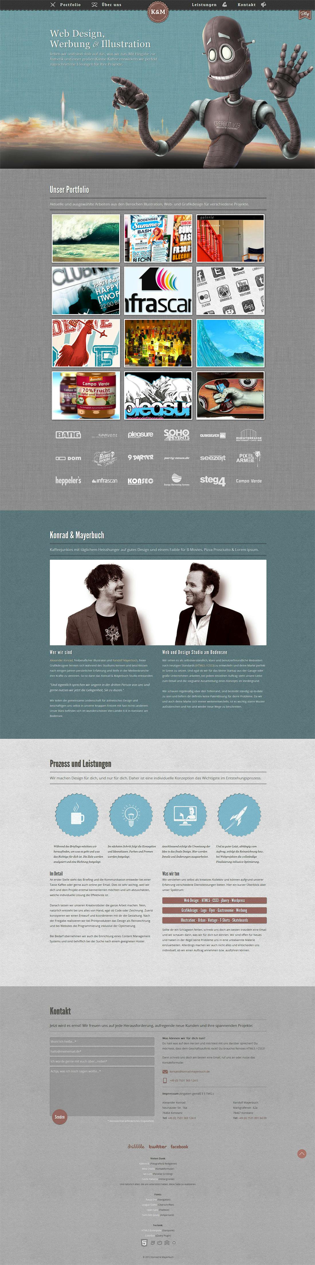 Konrad & Mayerbuch Website Screenshot