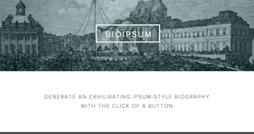 BioIpsum Thumbnail Preview