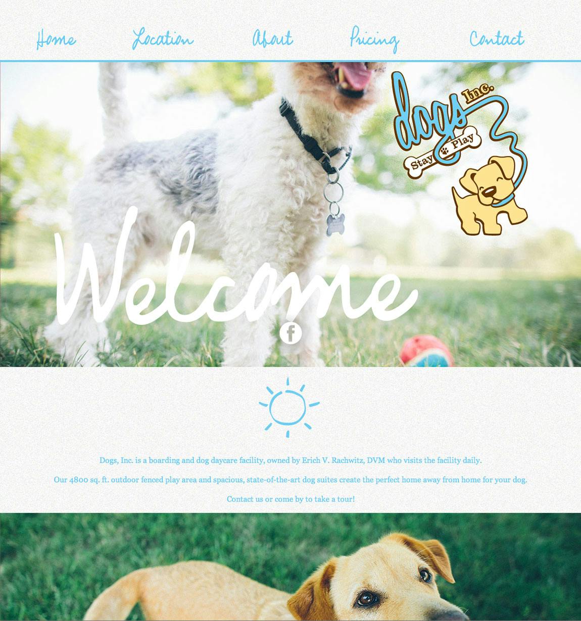 Dogs, Inc. Website Screenshot