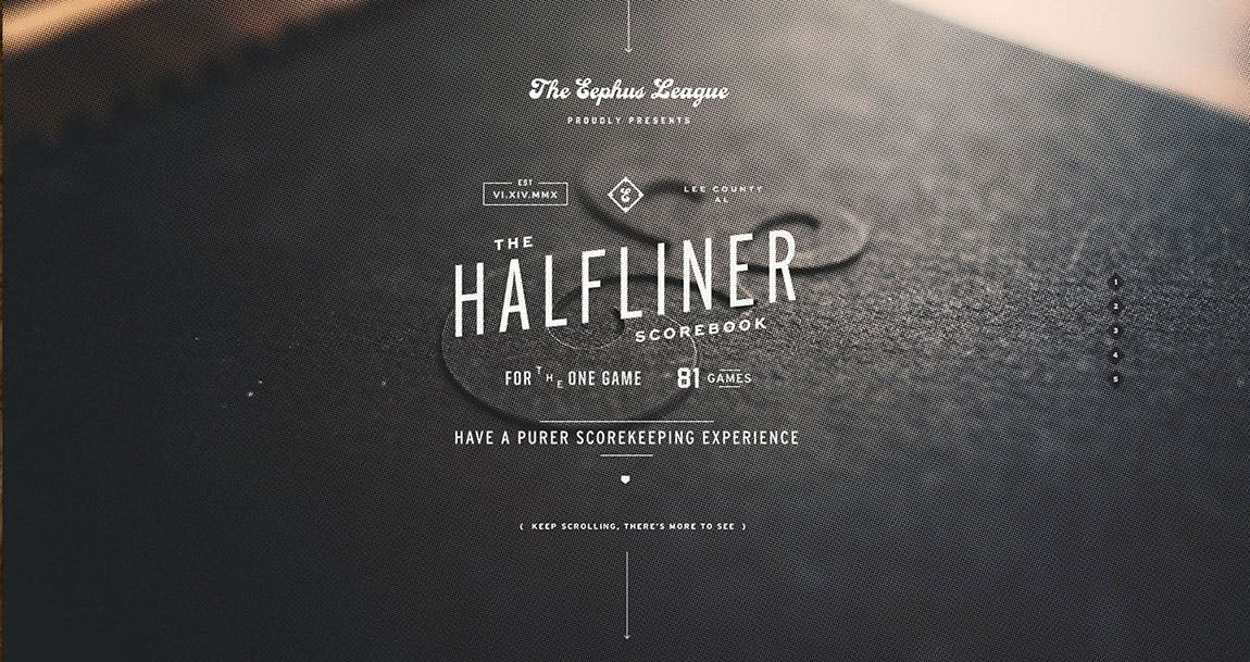 Halfliner Website Screenshot