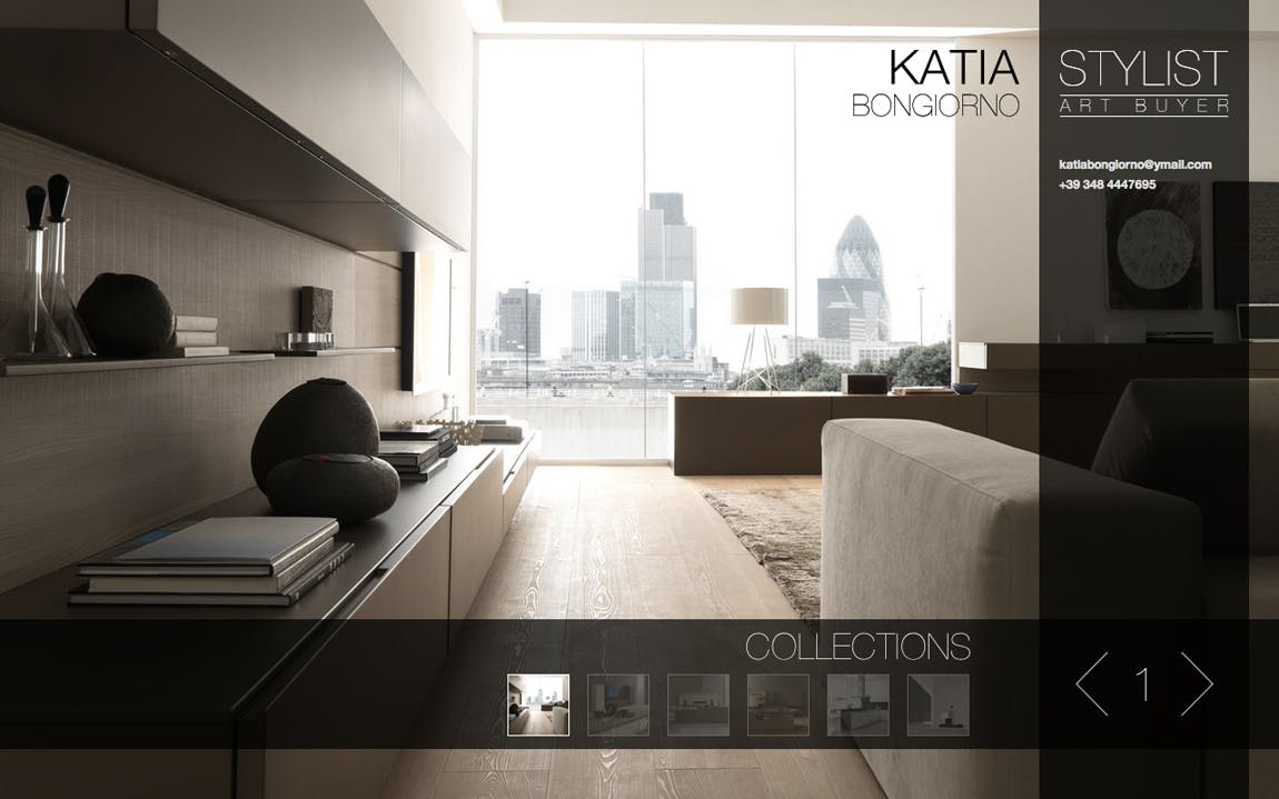 Katia Bongiorno Website Screenshot