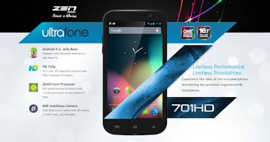 Zen Mobile – Ultrafone 701HD Thumbnail Preview