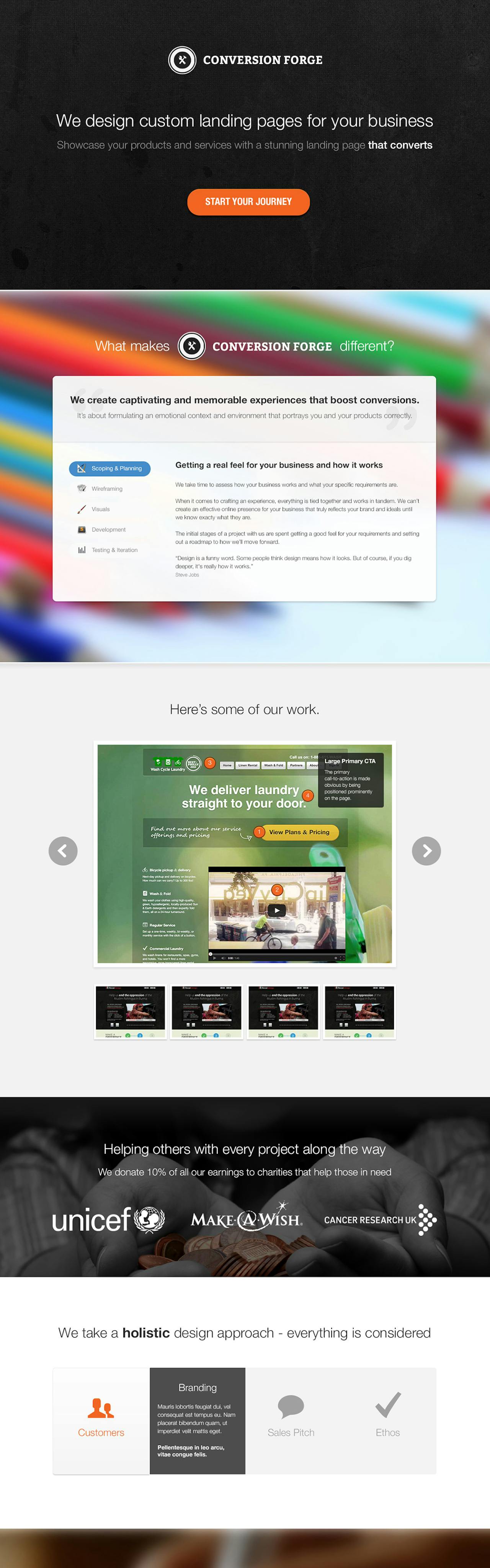 Conversion Forge Website Screenshot