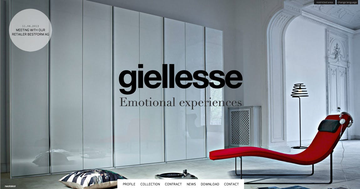 Giellesse Website Screenshot