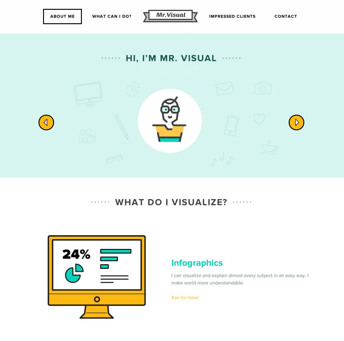 Mr. Visual Website Screenshot