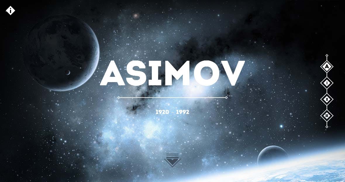 Asimov – Les lois de la robotique Website Screenshot
